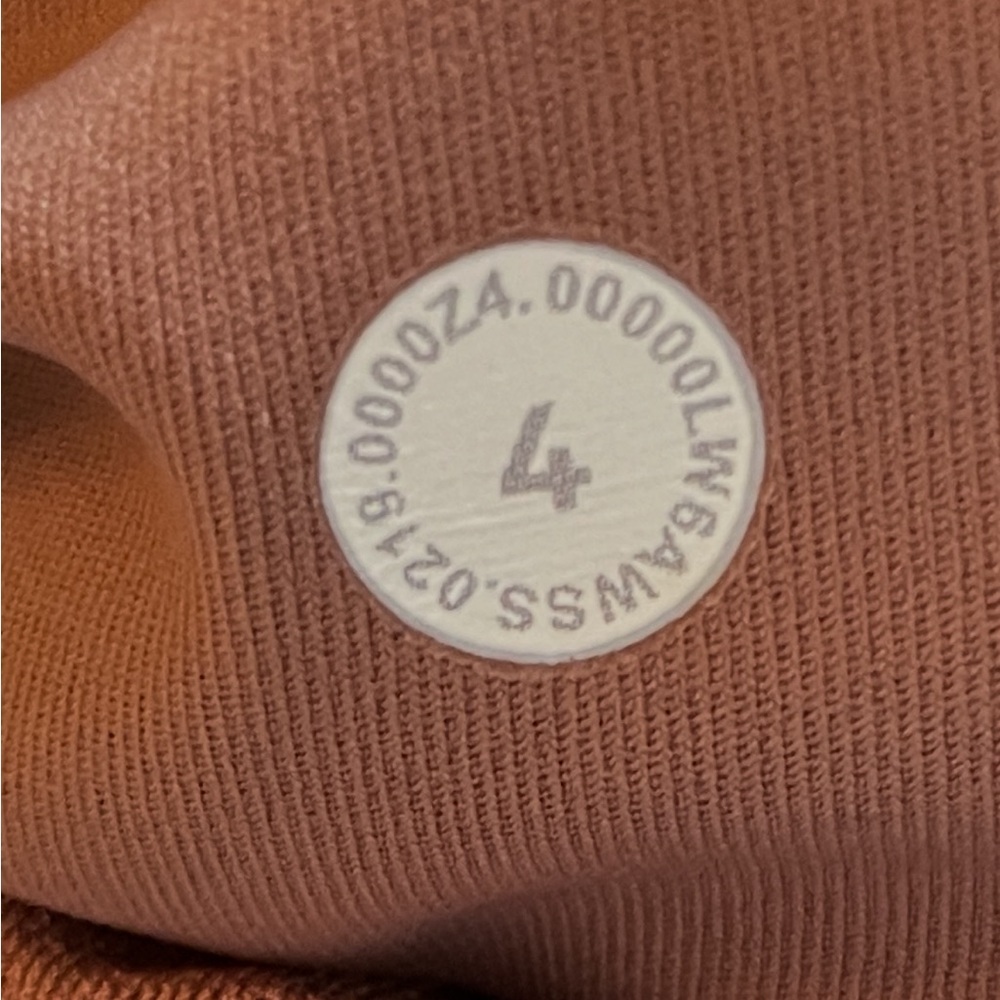 Lululemon Time To Sweat Crop 23" Red Dust Pant. Size 4 - Picture 11 of 11